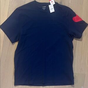 J. Crew Men's St. Jude Tee with Heart on Sleeve